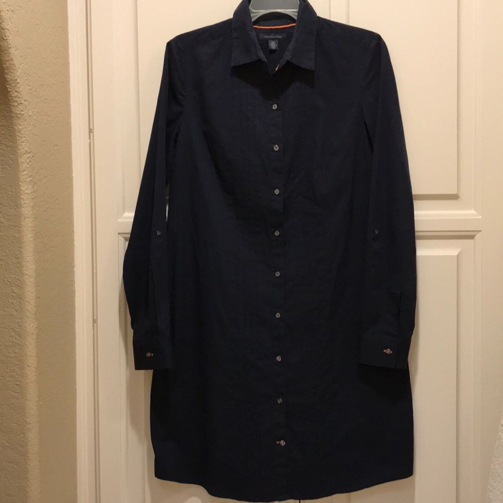 Tommy Hilfiger Navy Shirtdress